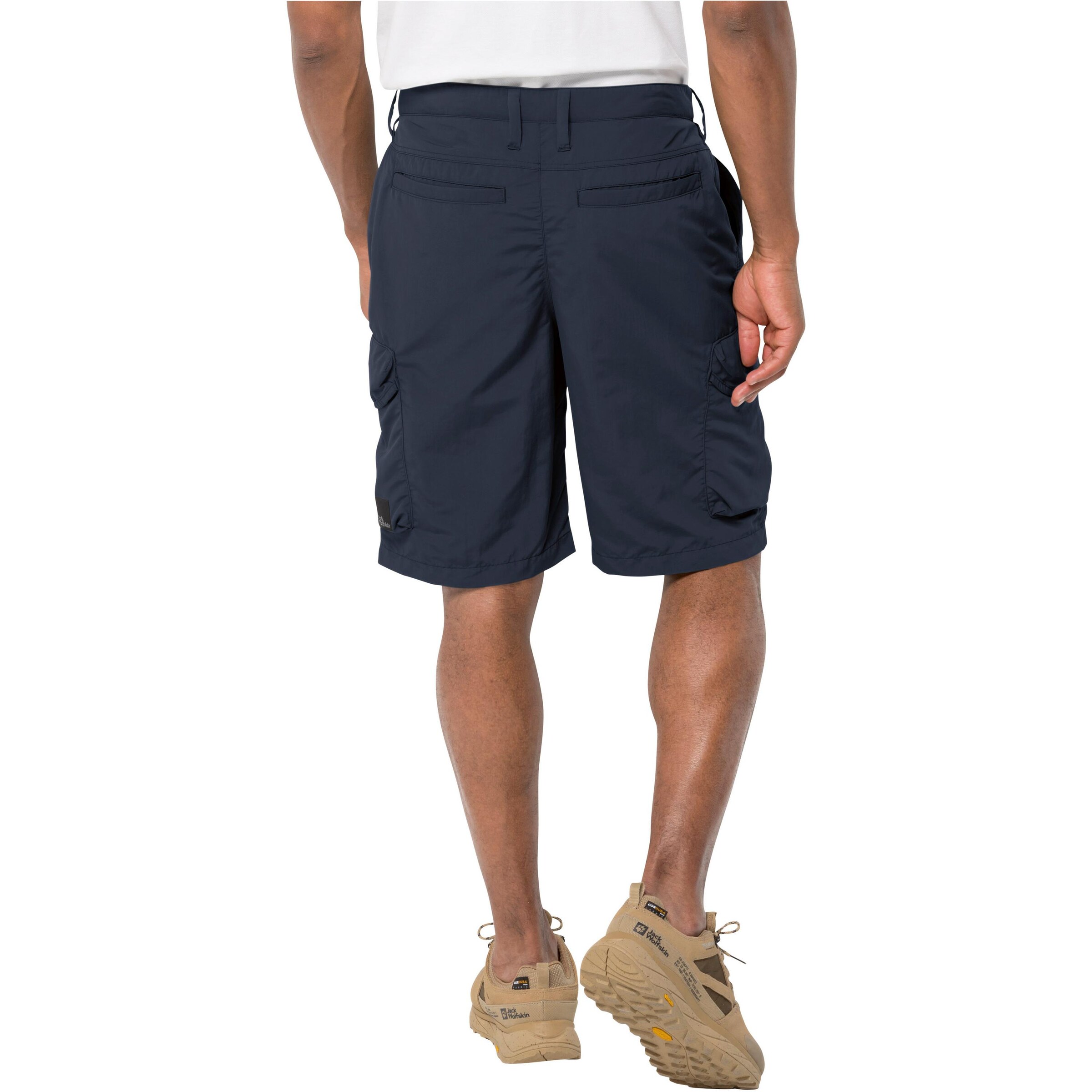JACK WOLFSKIN Regular Outdoor Pants 'Kalahari' in Blue