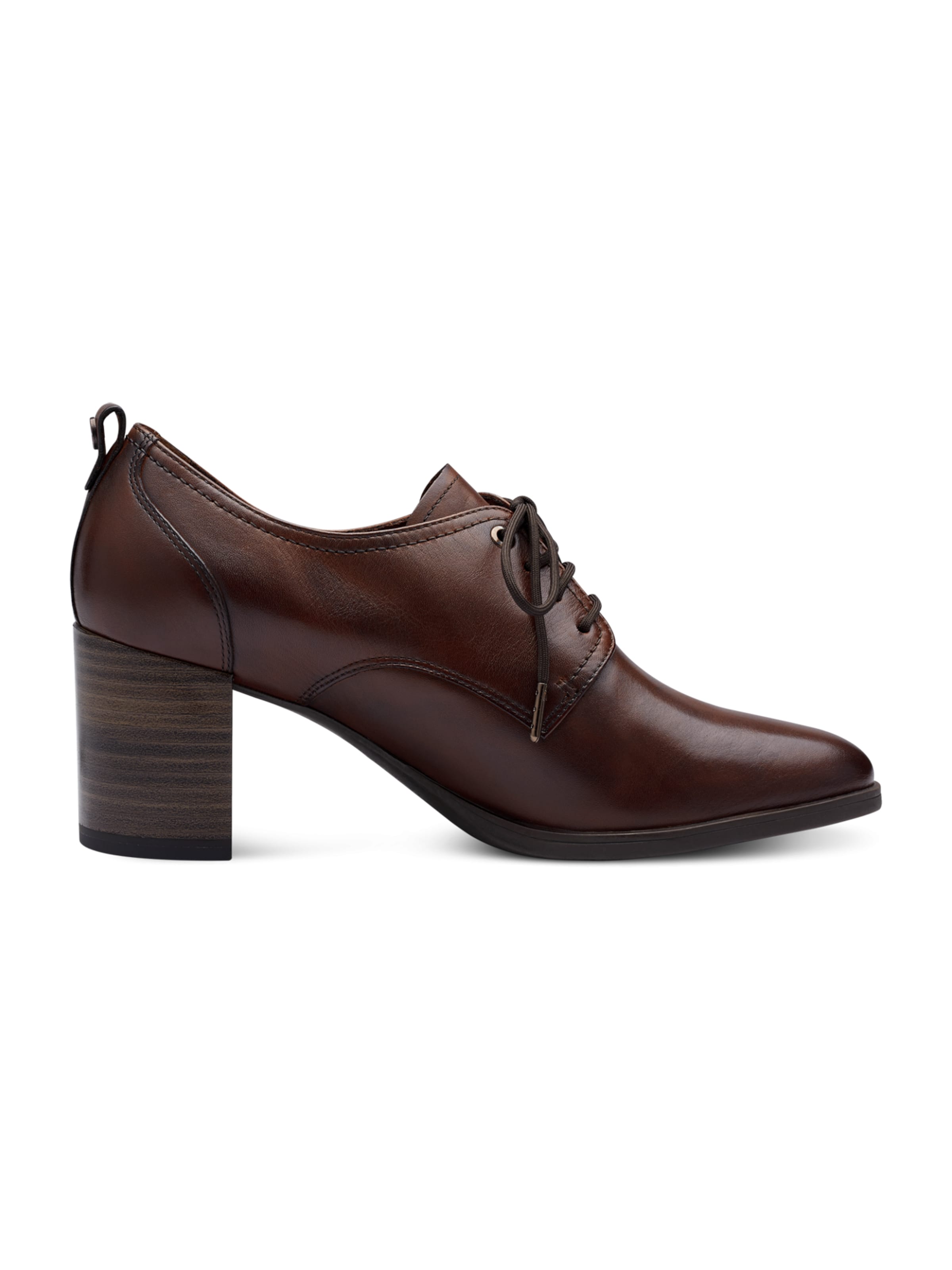 Décolleté con zeppa frontale di Tamaris in marrone