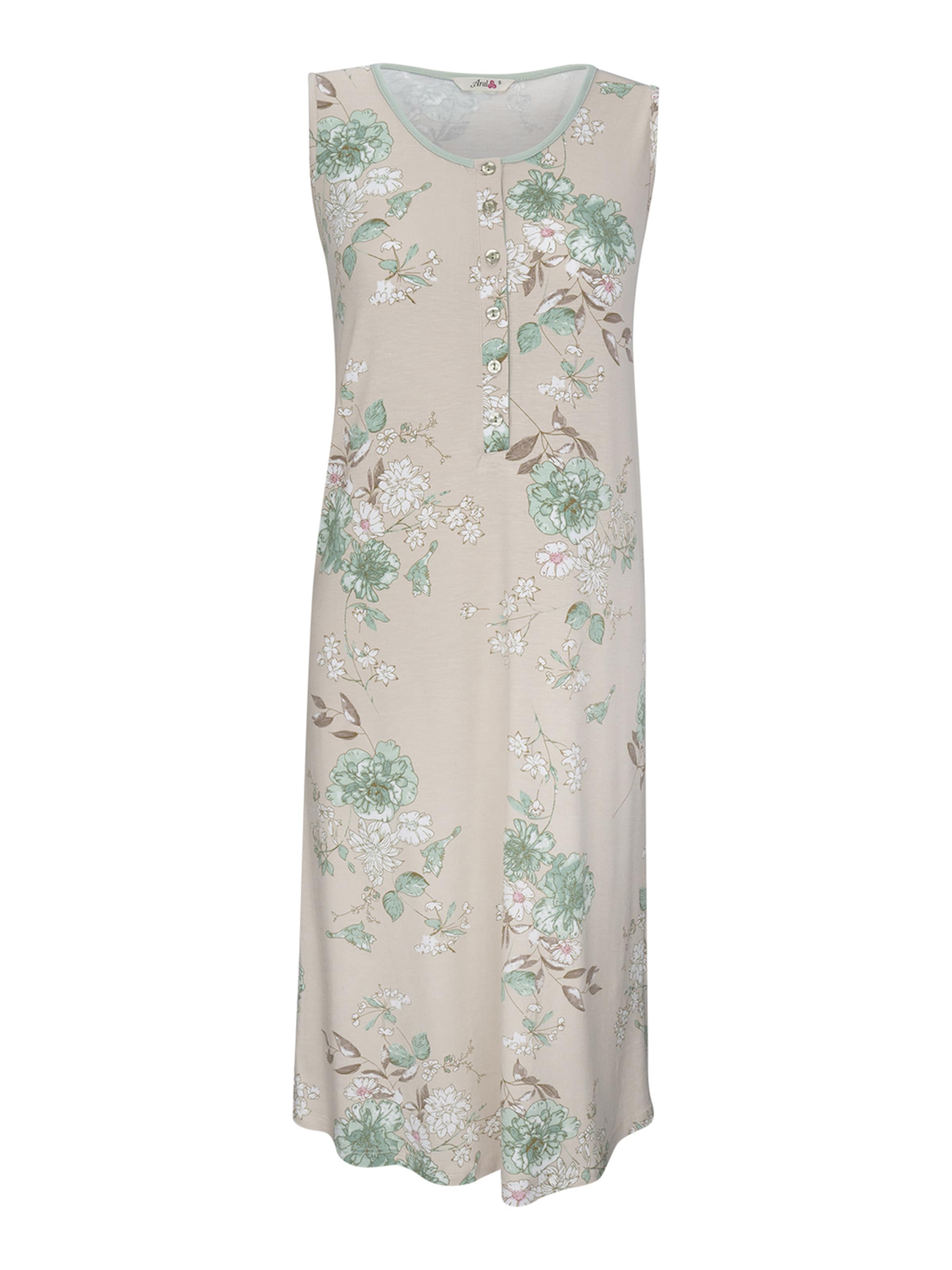 Goldenbay Nachthemd 'Scabiosa' in Beige: Vorderseite