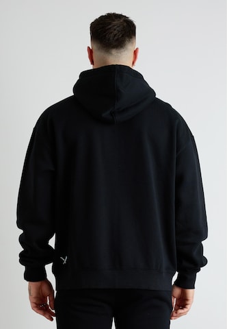 Distorted People Sweatvest in Zwart