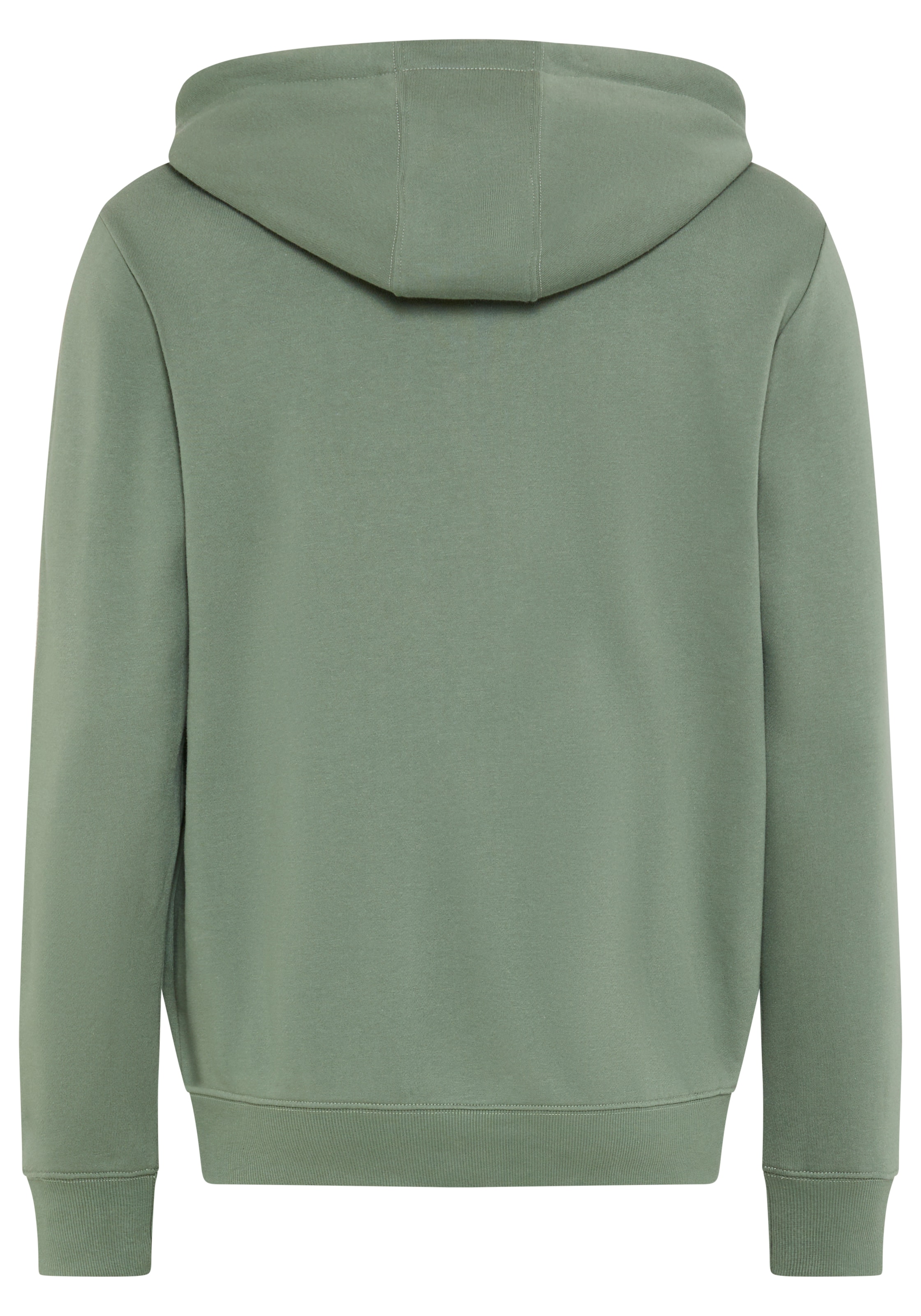 Man's World Zip-Up Hoodie in Green