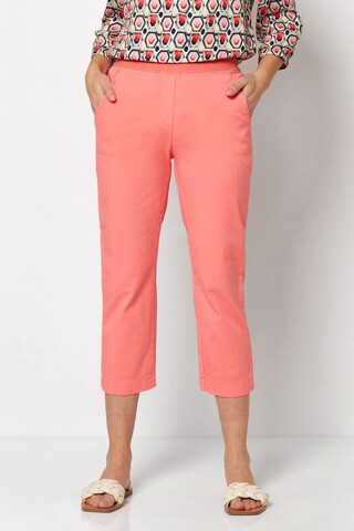 TONI Regular Pants in Orange: front