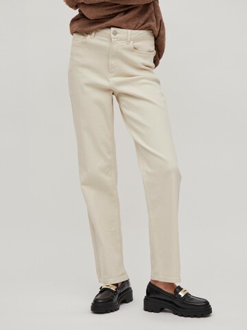 VILA Regular Jeans 'Needit' in White: front