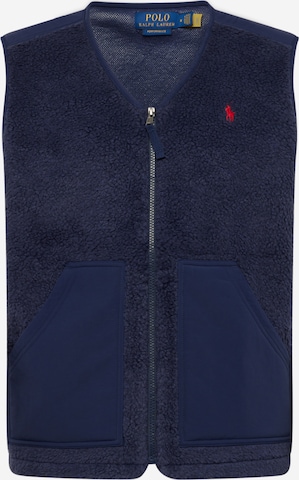 Gilet Polo Ralph Lauren en bleu : devant