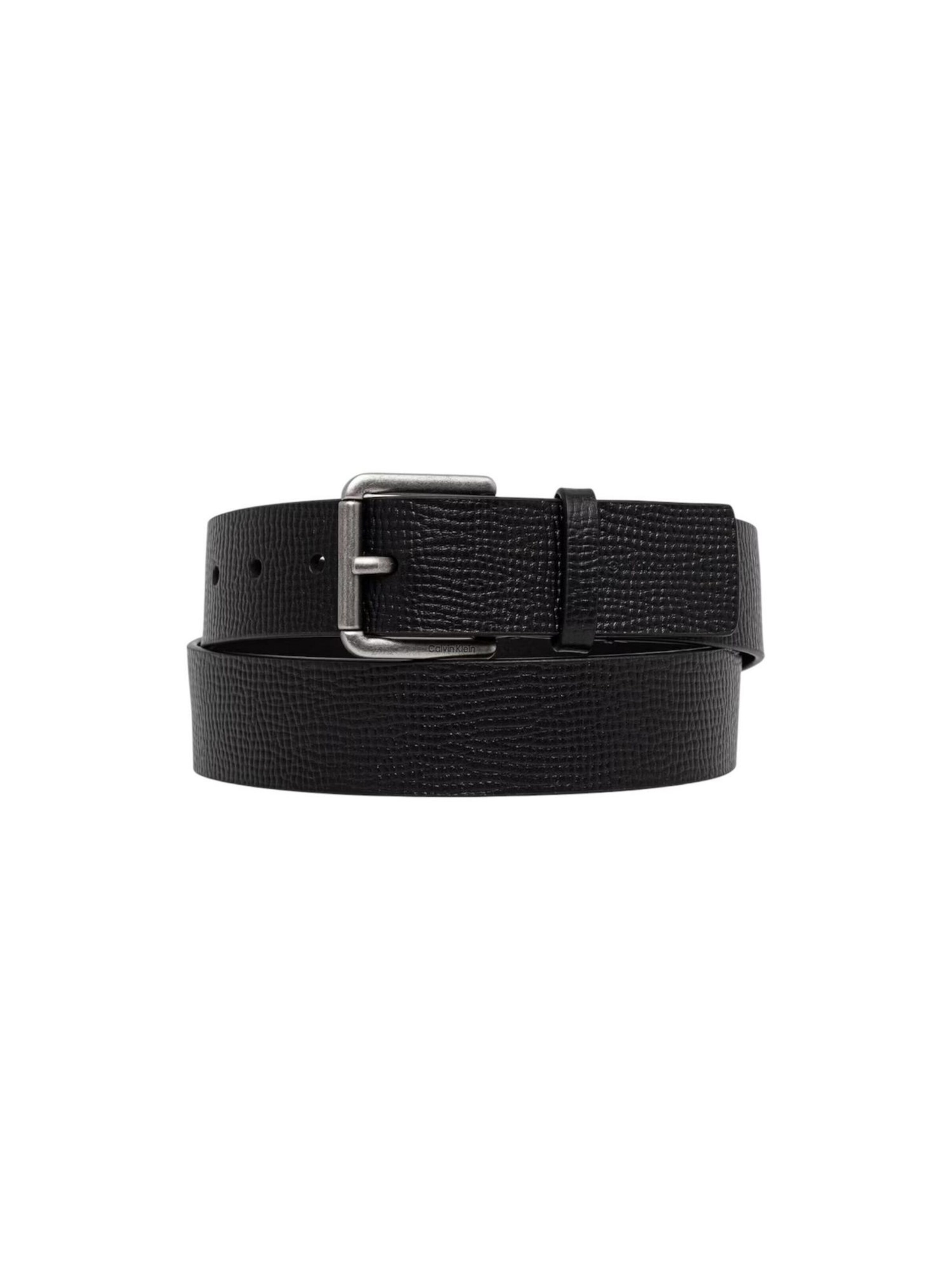 Cintura 'CASUAL ROLLER BUCKLE 40MM LV04D7098G' di Calvin Klein in argento: frontale