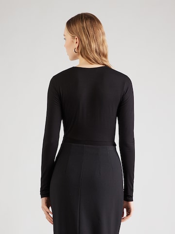 ABOUT YOU Shirt body 'Alena' in Zwart