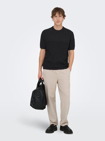 Only & Sons regular Bukser 'ONSSINUS' i beige