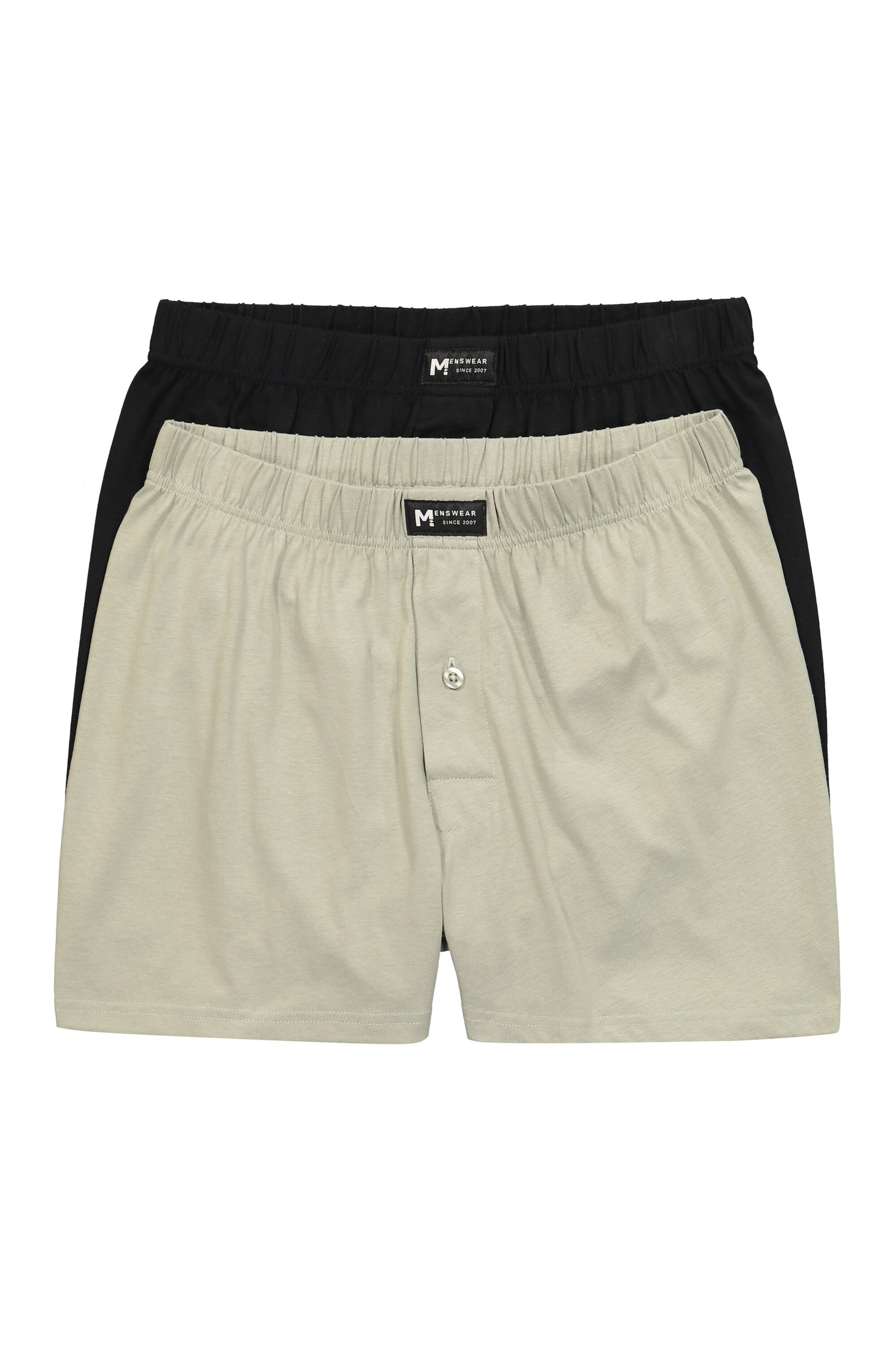 Men Plus Boxershort in Beige: Vorderseite