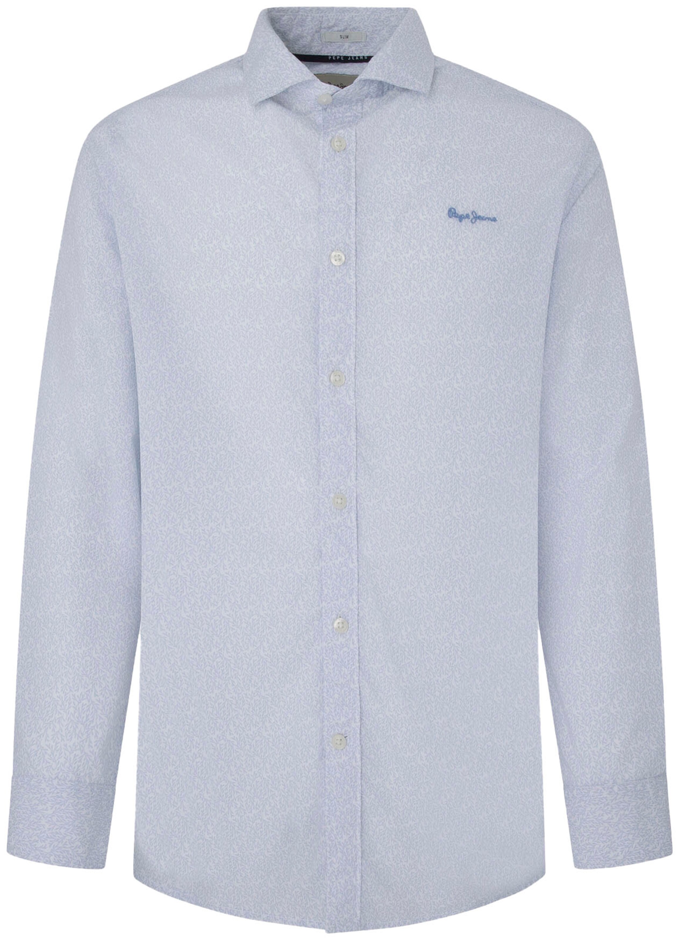 Pepe Jeans Regular Fit Hemd 'Pascal' in Blau: Vorderseite