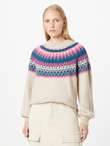 Superdry Sweter w kolorze beżowy: przód