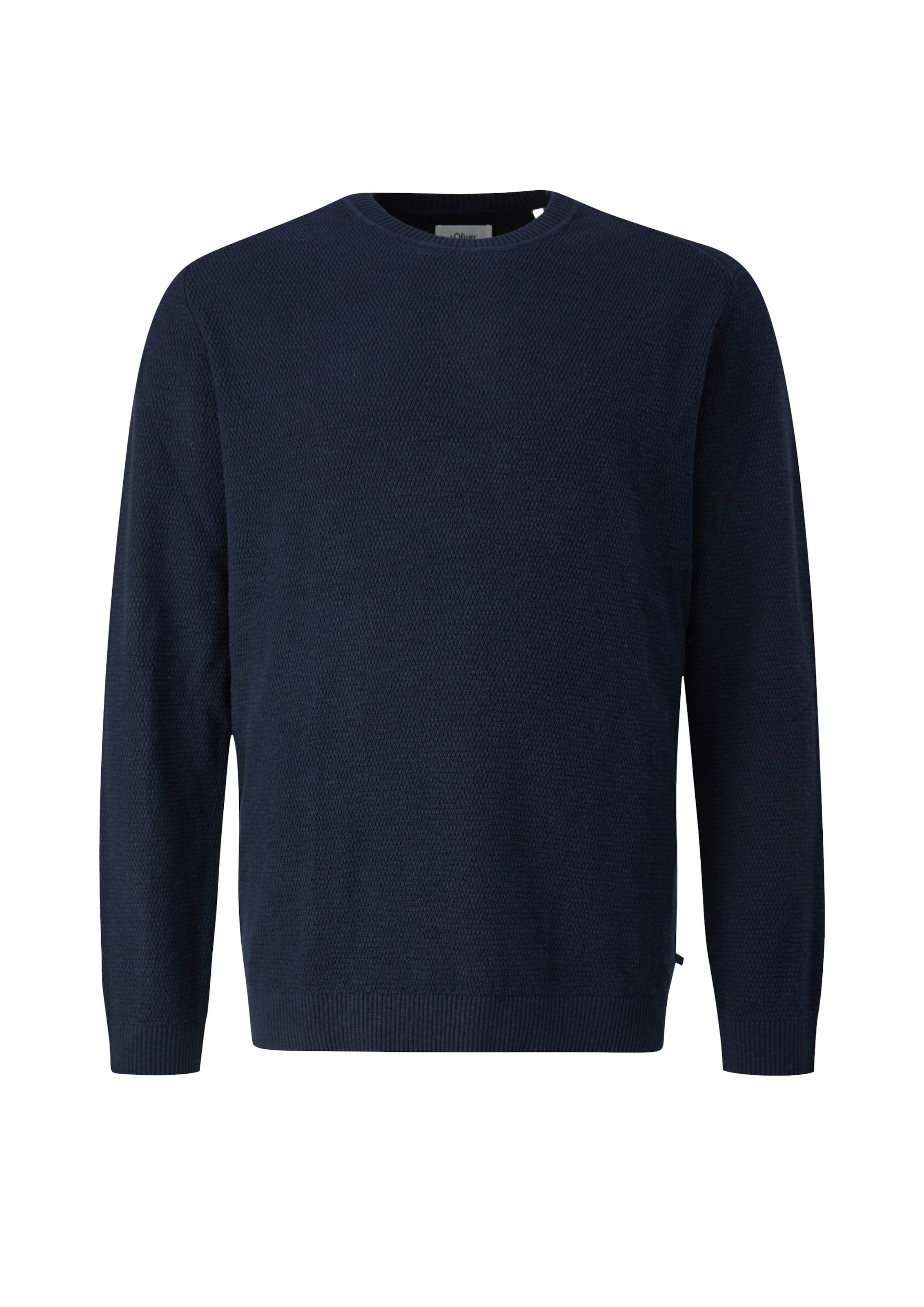 Pull-over s.Oliver Men Big Sizes en bleu : devant