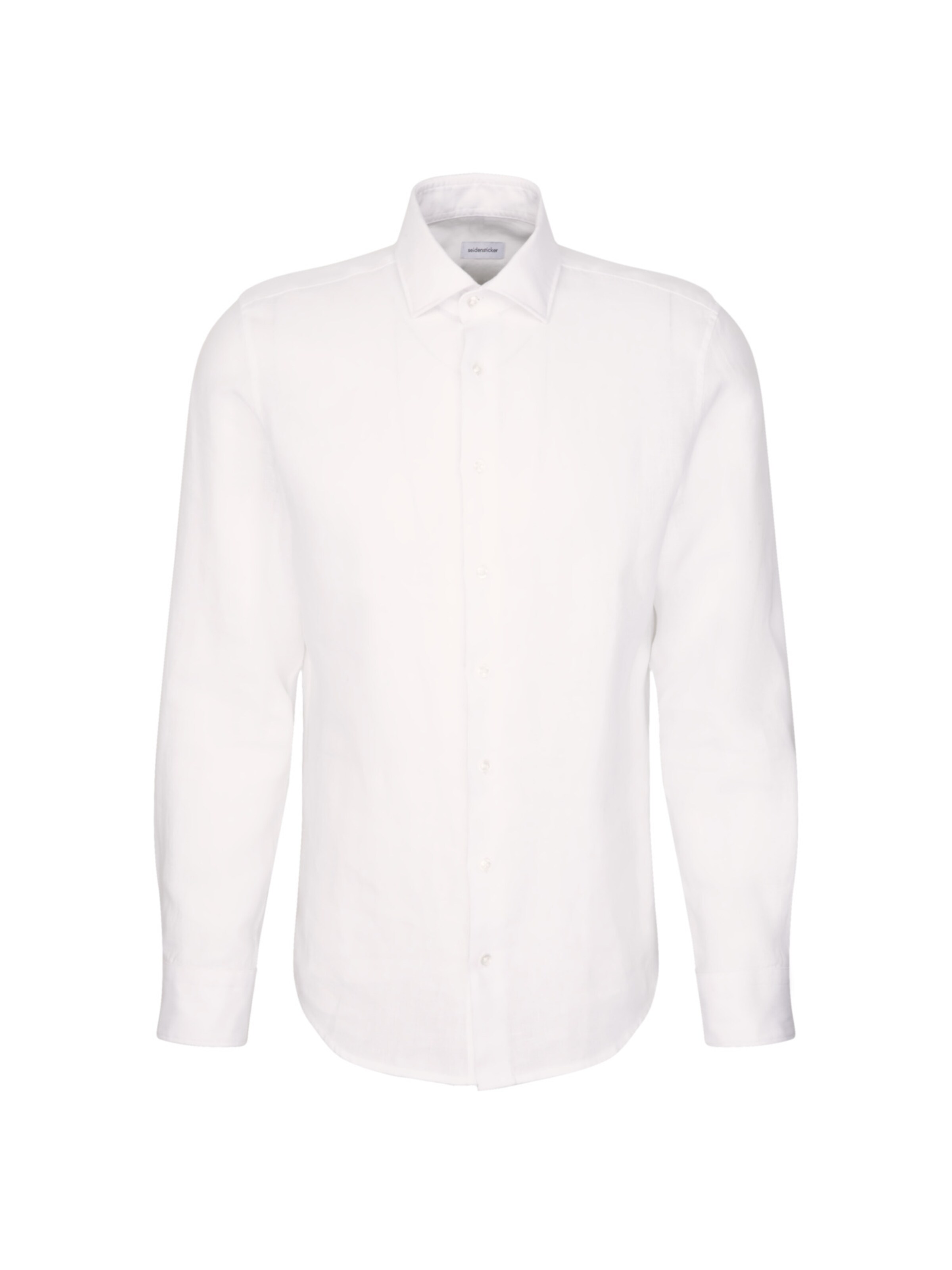 SEIDENSTICKER Business Hemd ' Slim ' in Weiß: Vorderseite