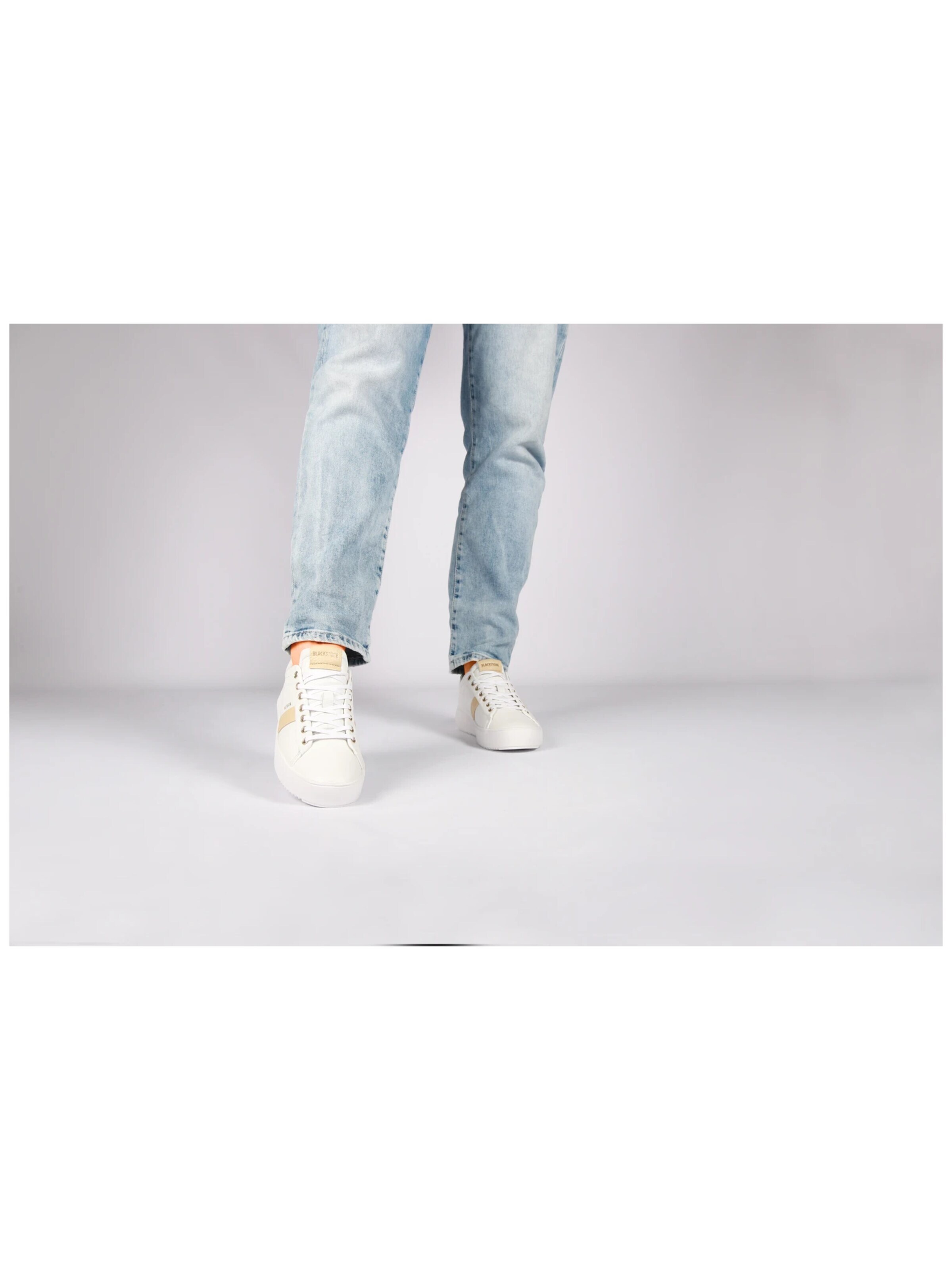 BLACKSTONE Platform trainers 'RYDER' in White