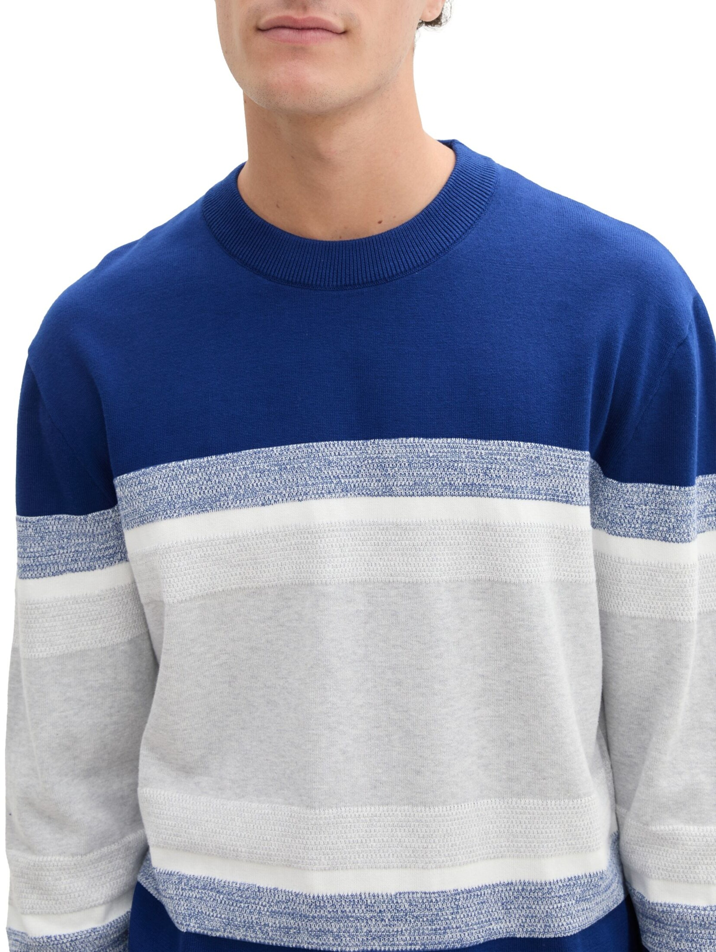 TOM TAILOR DENIM Pullover in Blau