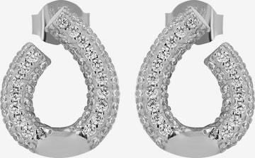 Akzent Earrings '"Elenia" aus 925 Sterlingsilber, rhodiniert, langlebig' in Silver: front
