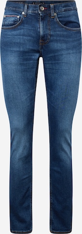 TOMMY HILFIGER - Slimfit Calças de ganga 'Flex Houston' em azul: frente