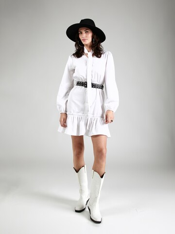 Abito camicia di Dorothy Perkins in bianco