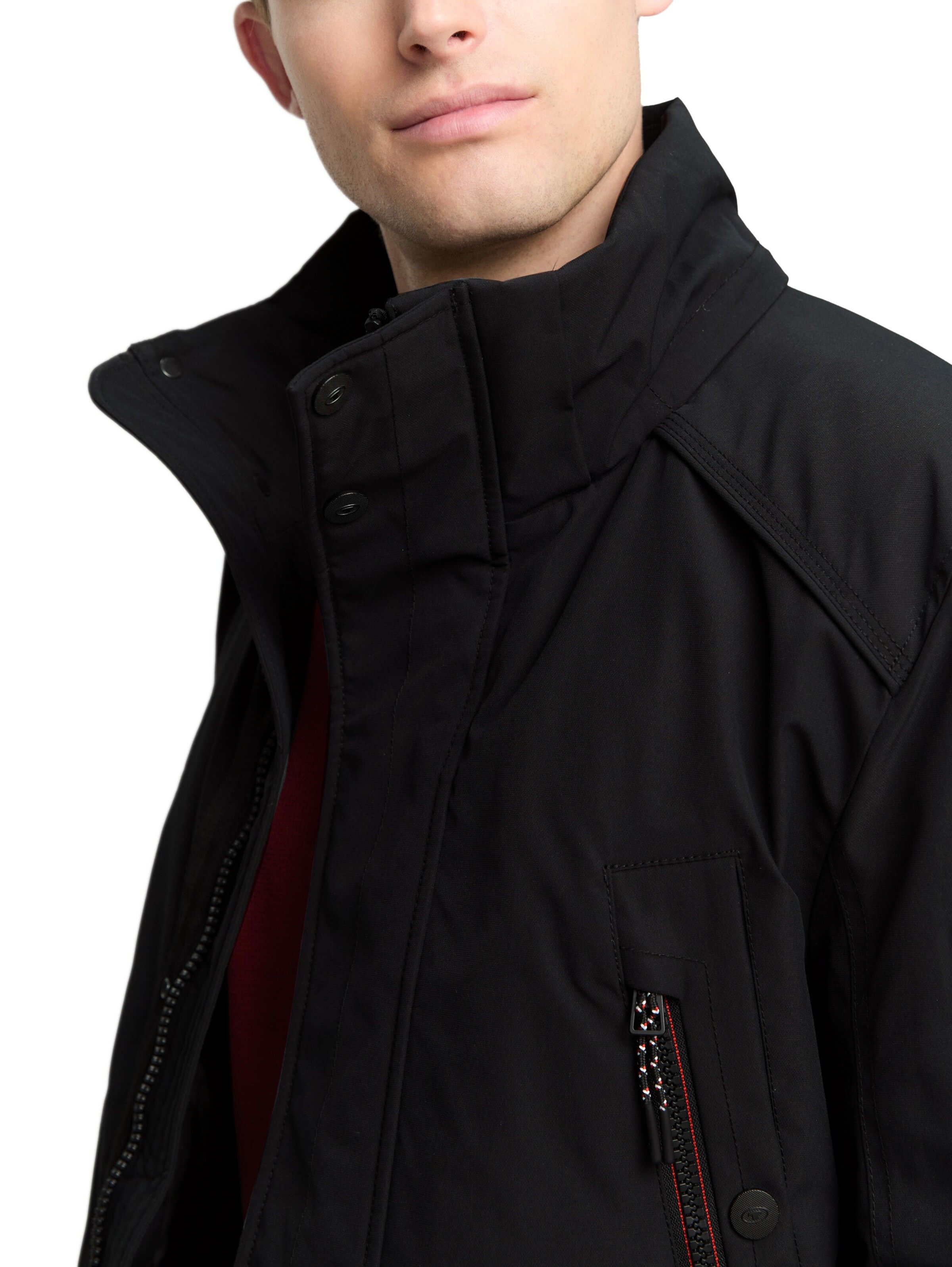 TOM TAILOR Jacke in Schwarz