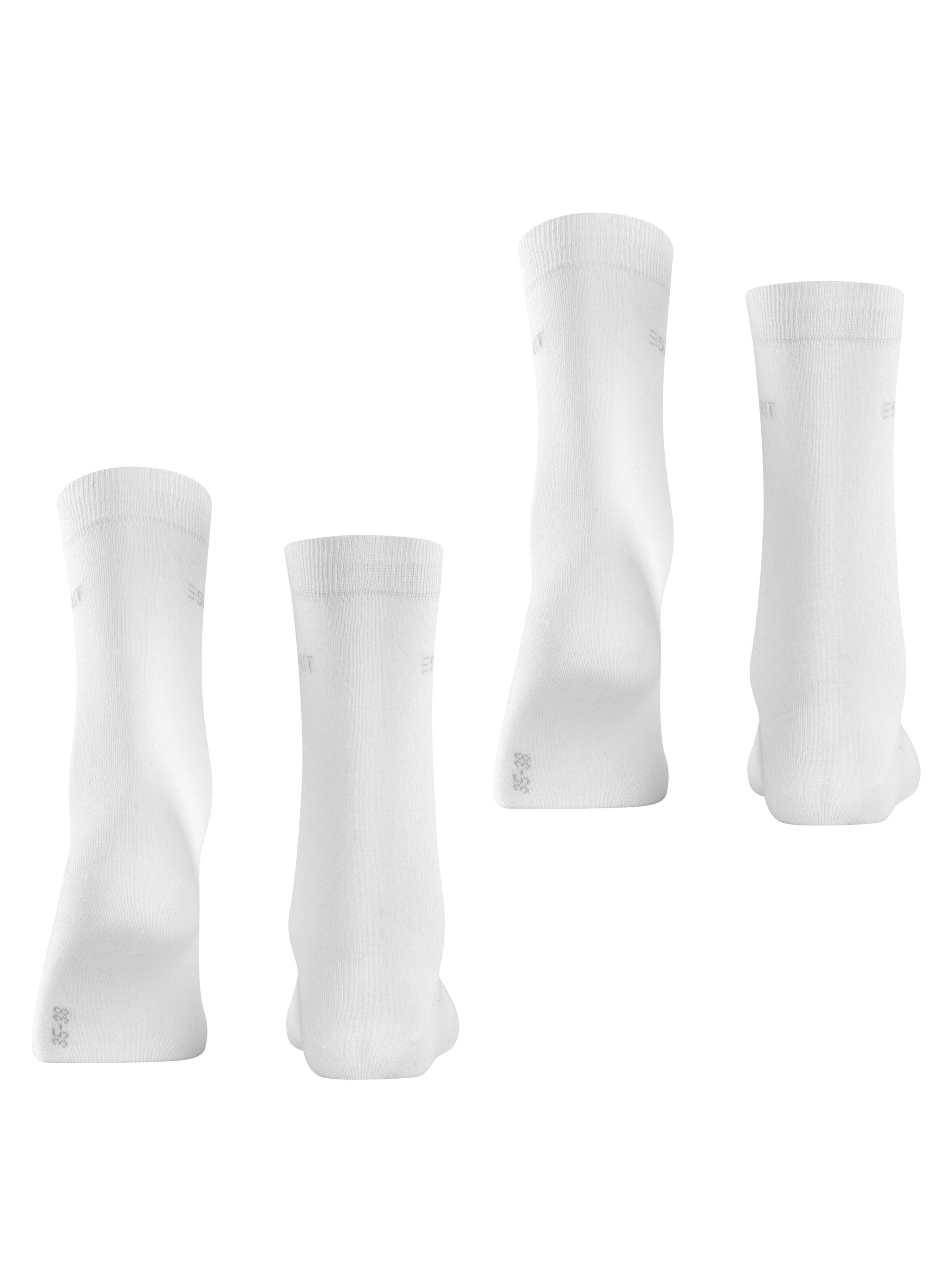 ESPRIT Socken 'Uni 2-Pack'‌ in Weiß