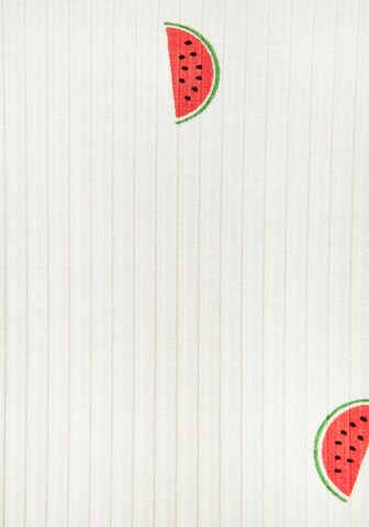 VIVANCE Kort pyjamas i vit