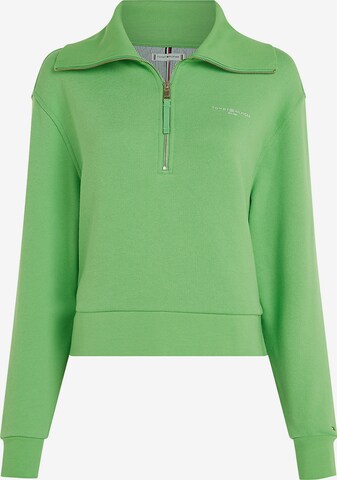 Tommy Hilfiger Curve Sweatshirt '1985' in Grün: predná strana