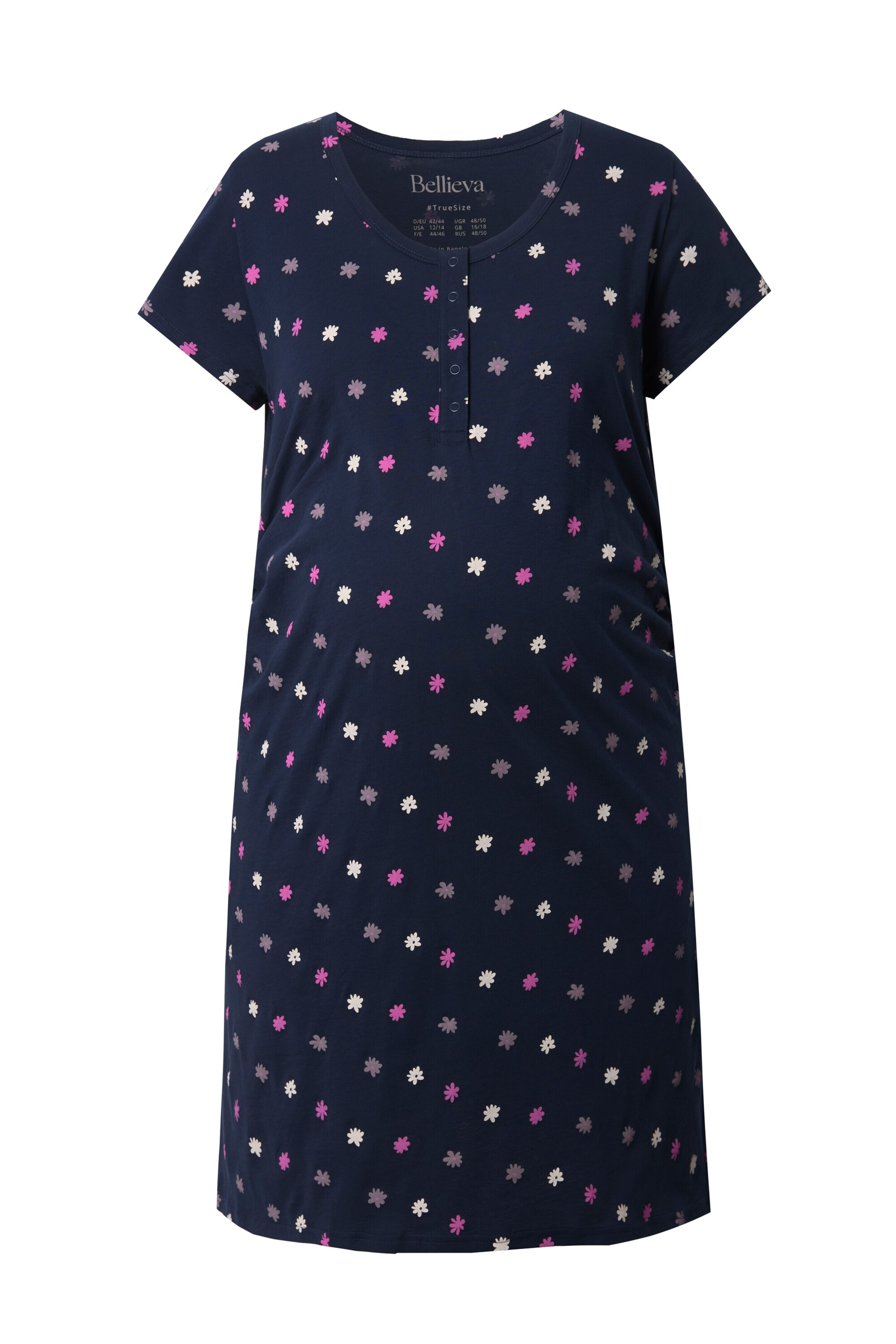 Ulla Popken Jurk in Blauw: voorkant