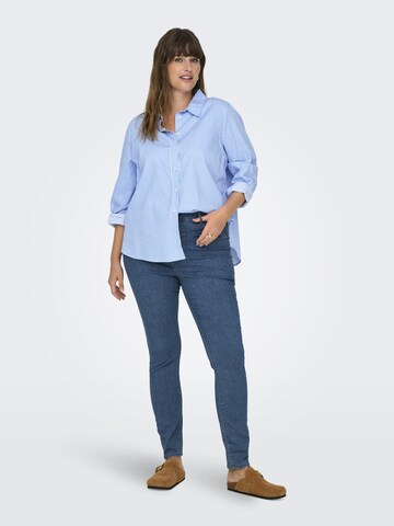 ONLY Carmakoma Skinny Jeans 'CARMila-Iris' i blå