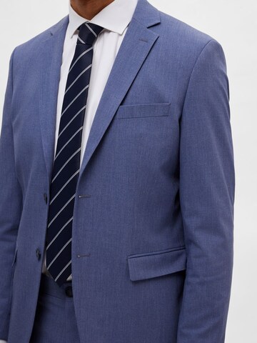 Coupe slim Veste de costume SELECTED HOMME en bleu
