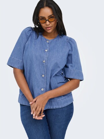 Camicia da donna 'CARASTRA' di ONLY Carmakoma in blu