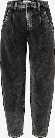 Effilé Pantalon à pince '94SILVIA' Gang en noir : devant