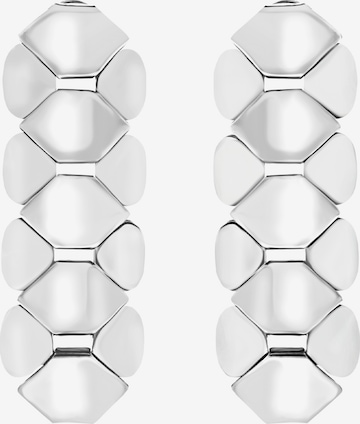 Breil Earrings 'Hexagonia' in Silver: front