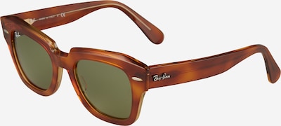 Ray-Ban Sonnenbrille in beige / braun, Produktansicht