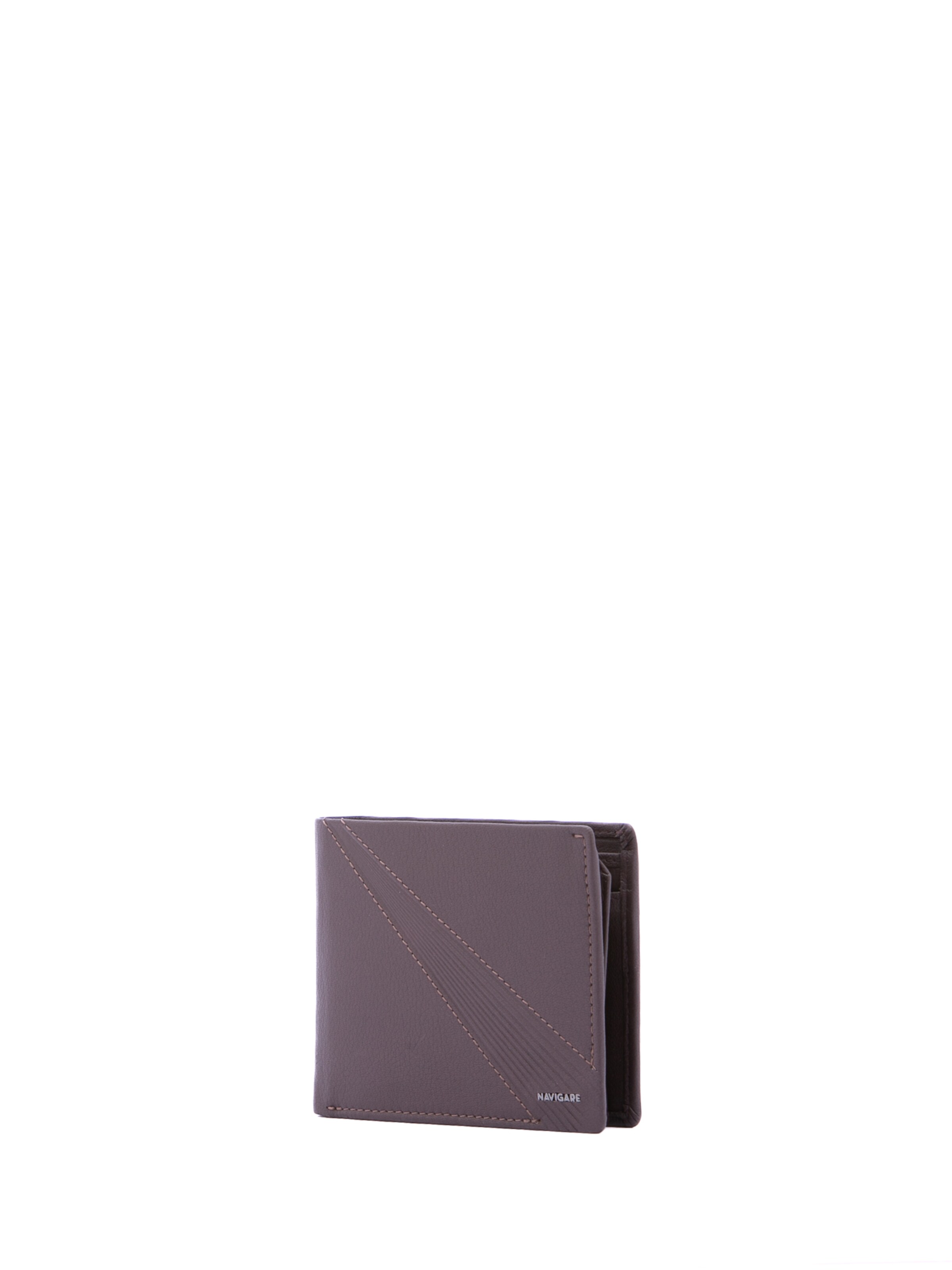 Navigare Wallet in Brown: front