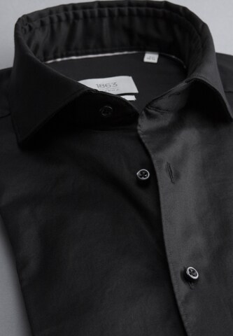 ETERNA Slim Fit Hemd in Schwarz