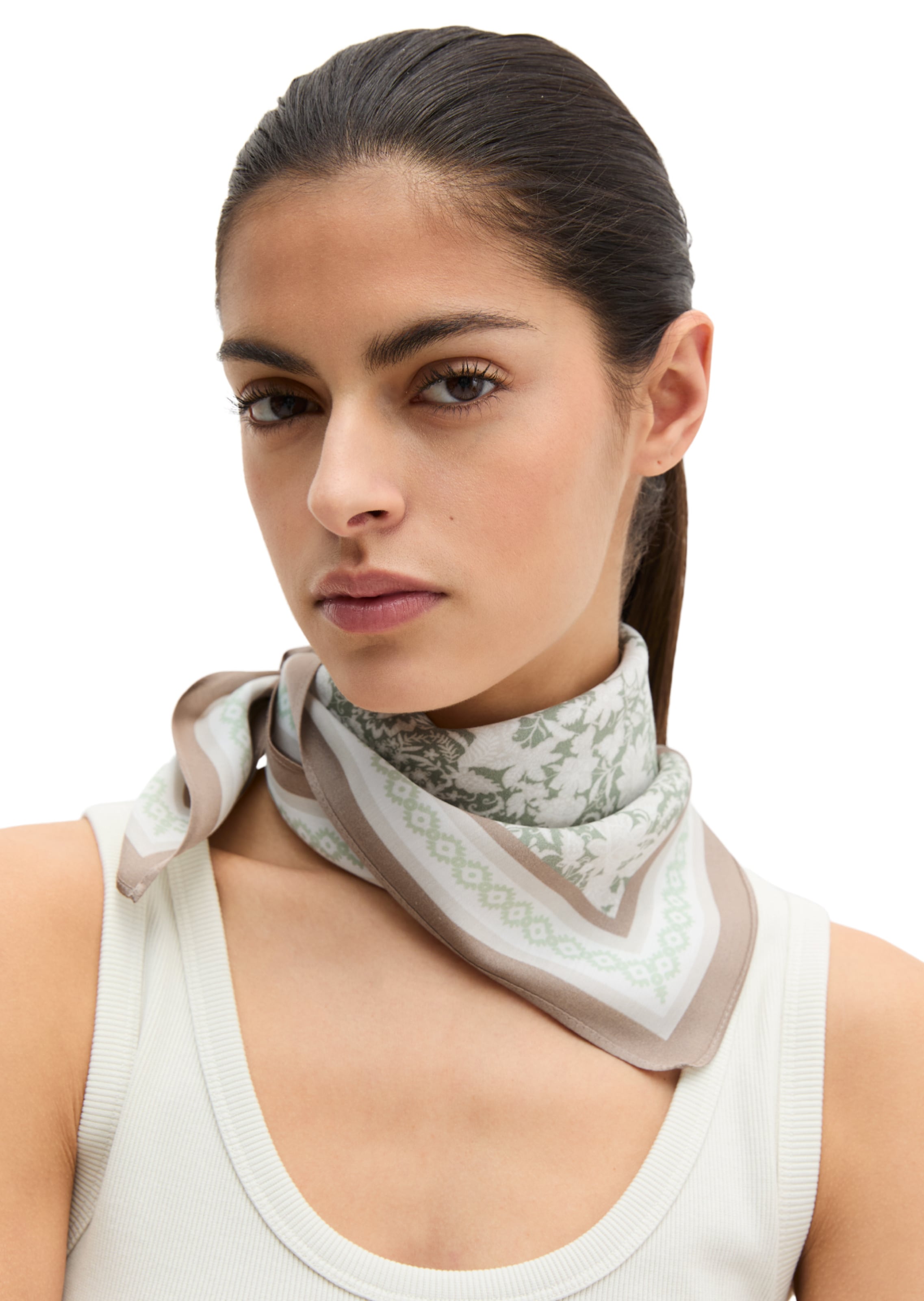 Foulard Marc O'Polo en vert : devant