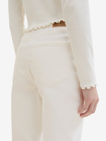 Loosefit Jean TOM TAILOR DENIM en blanc