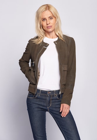 Maze Between-Season Jacket ' Clermont ' in Brown: front