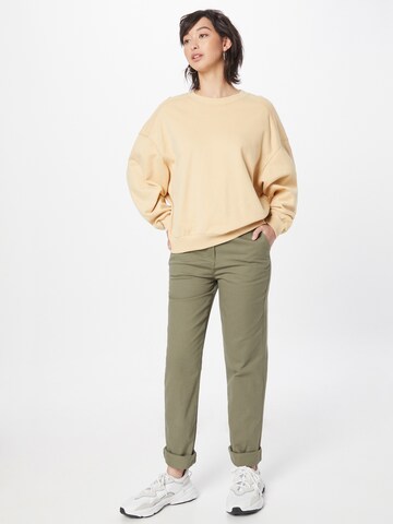 Regular Pantalon chino Oasis en vert