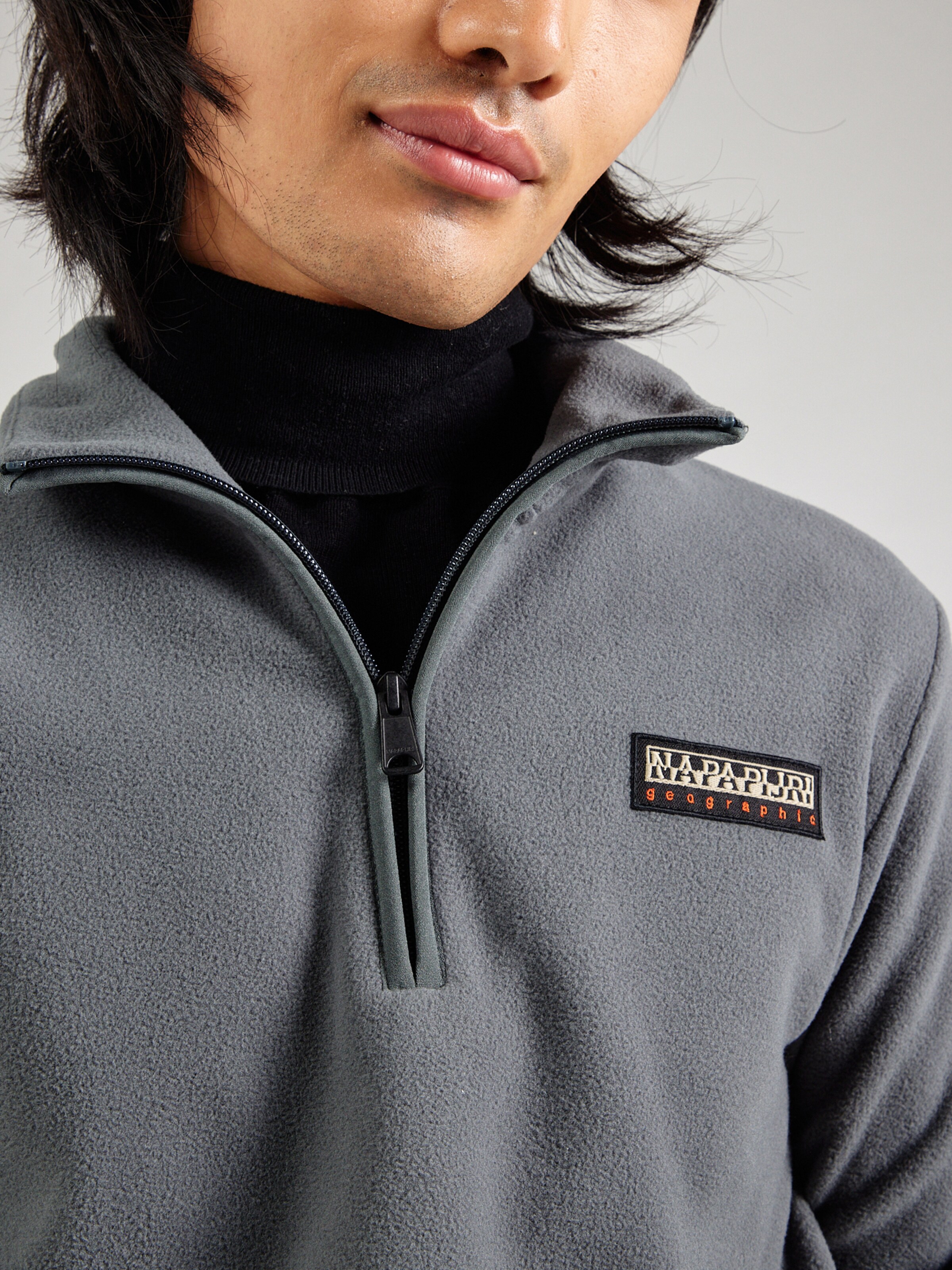 NAPAPIJRI Sweatshirt IAATO in Basalt Grey ABOUT YOU