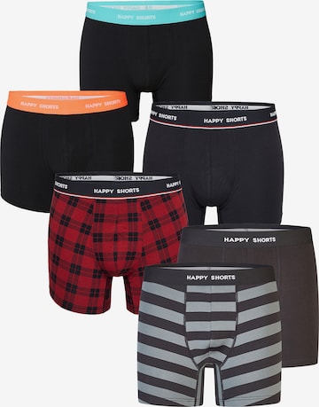 Happy Shorts Retro Pants ' Dark Jersey Sets ' in Grau: Vorderseite