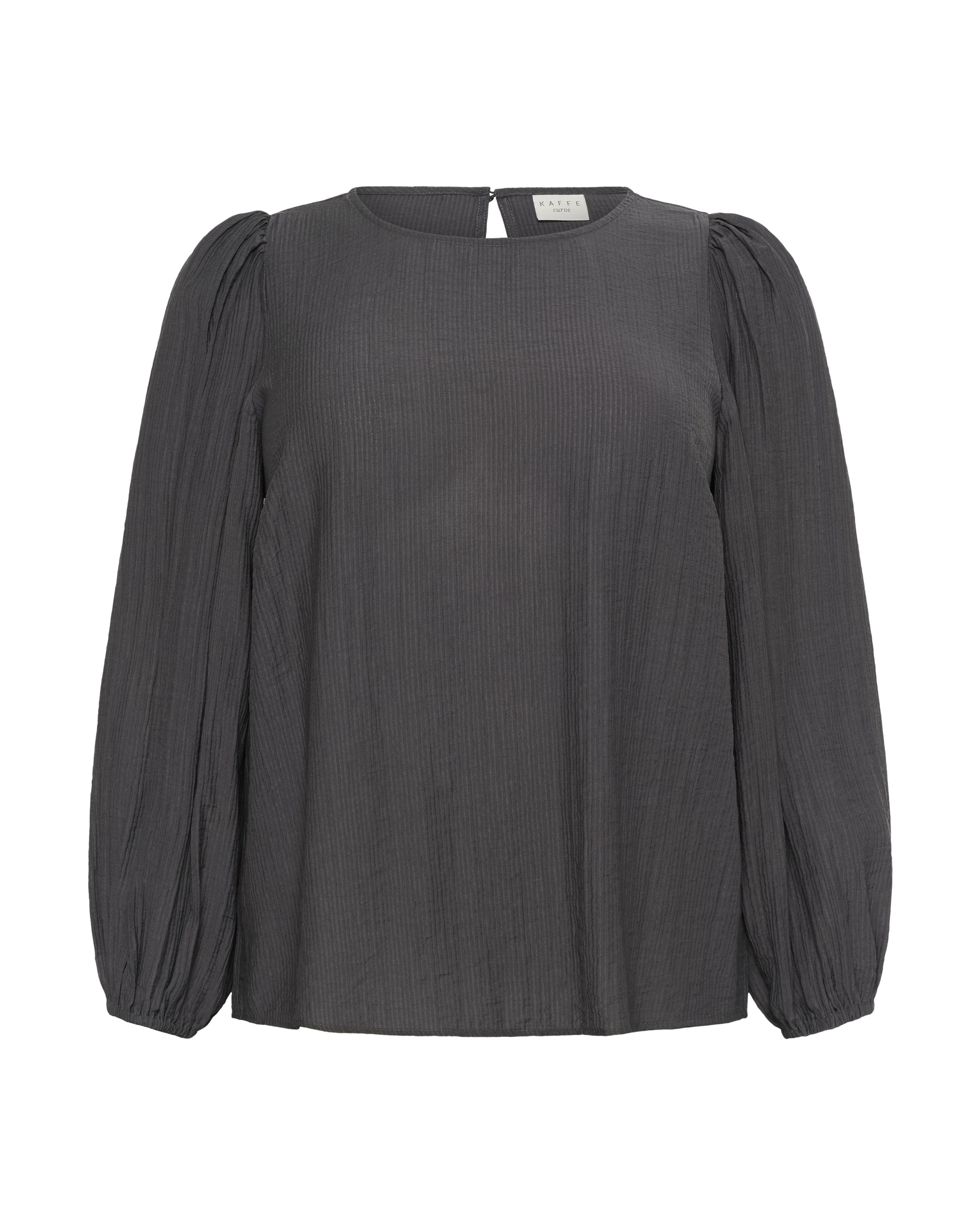KAFFE CURVE Bluzka 'Viva' w kolorze szary: przód