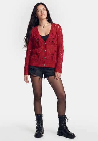 myMo ROCKS Gebreid vest in Rood