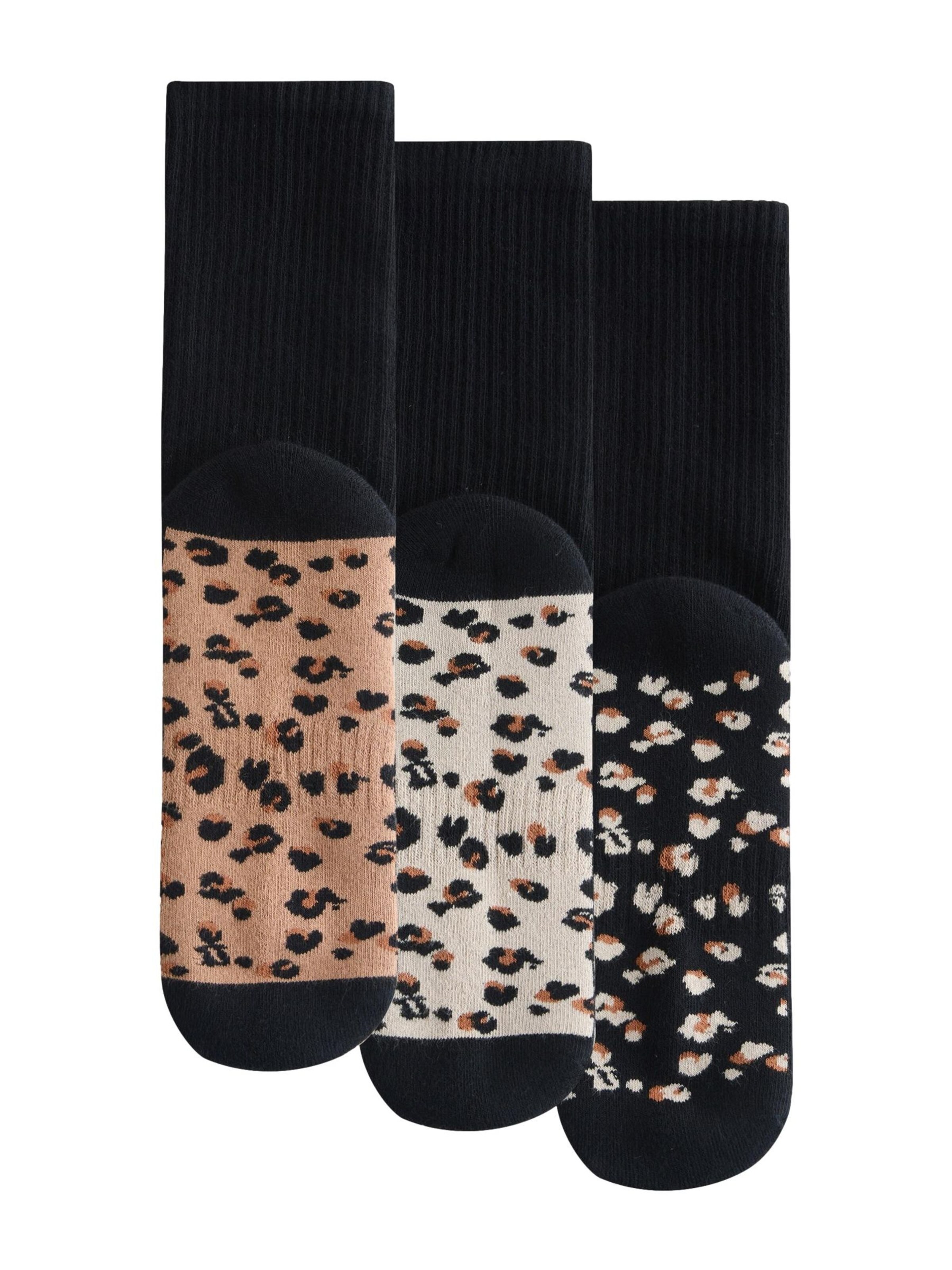 Next Socken in Schwarz: Vorderseite