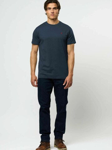 MCS Regular Fit Skjorte ' Ohio ' i blå