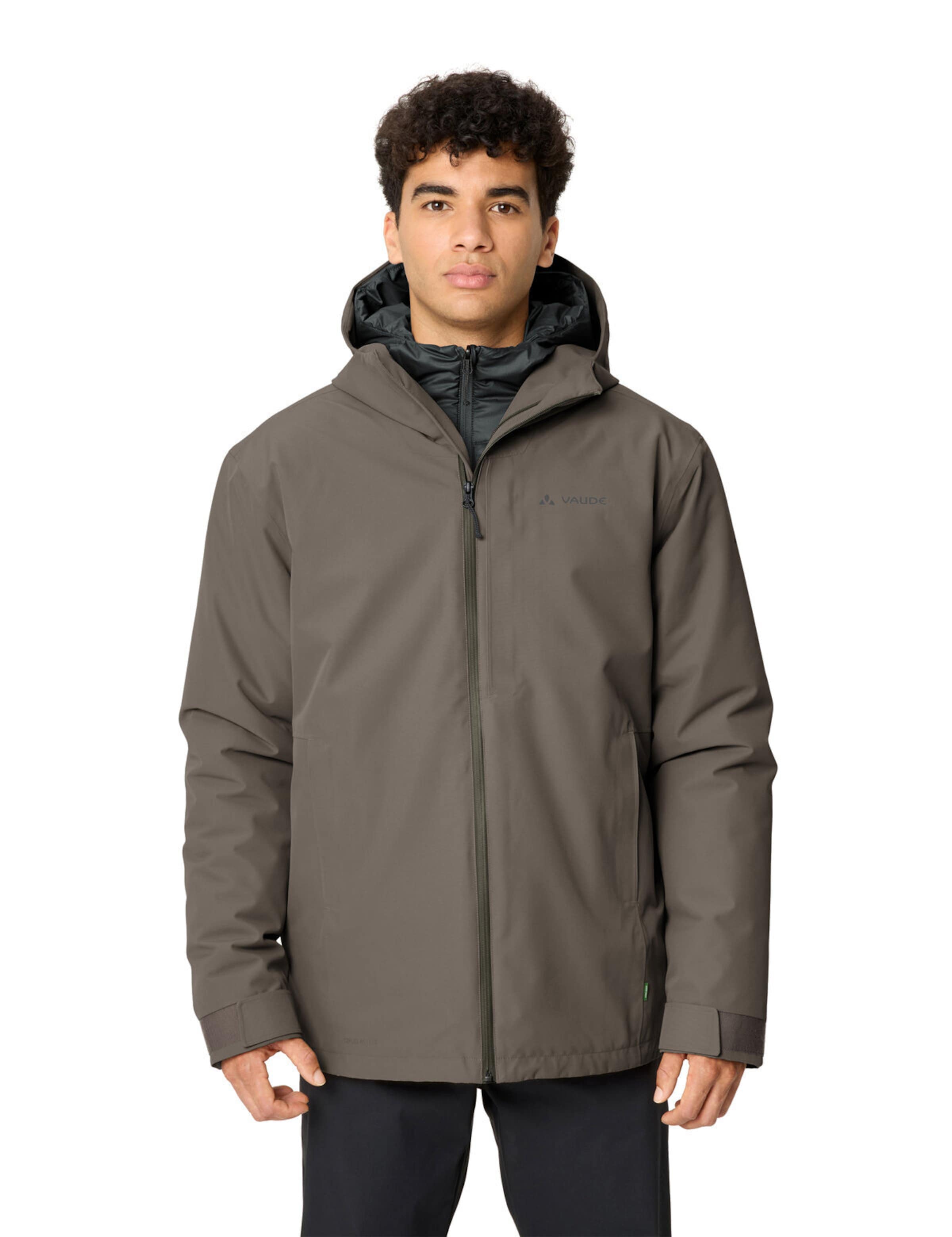 VAUDE Sports jacket 'Mineo' in Brown: front