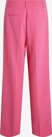 VILA Regular Pantalon 'Mya' in Roze