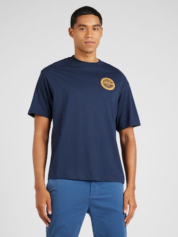 MUSTANG - Camisa 'AIDAN' em azul: frente