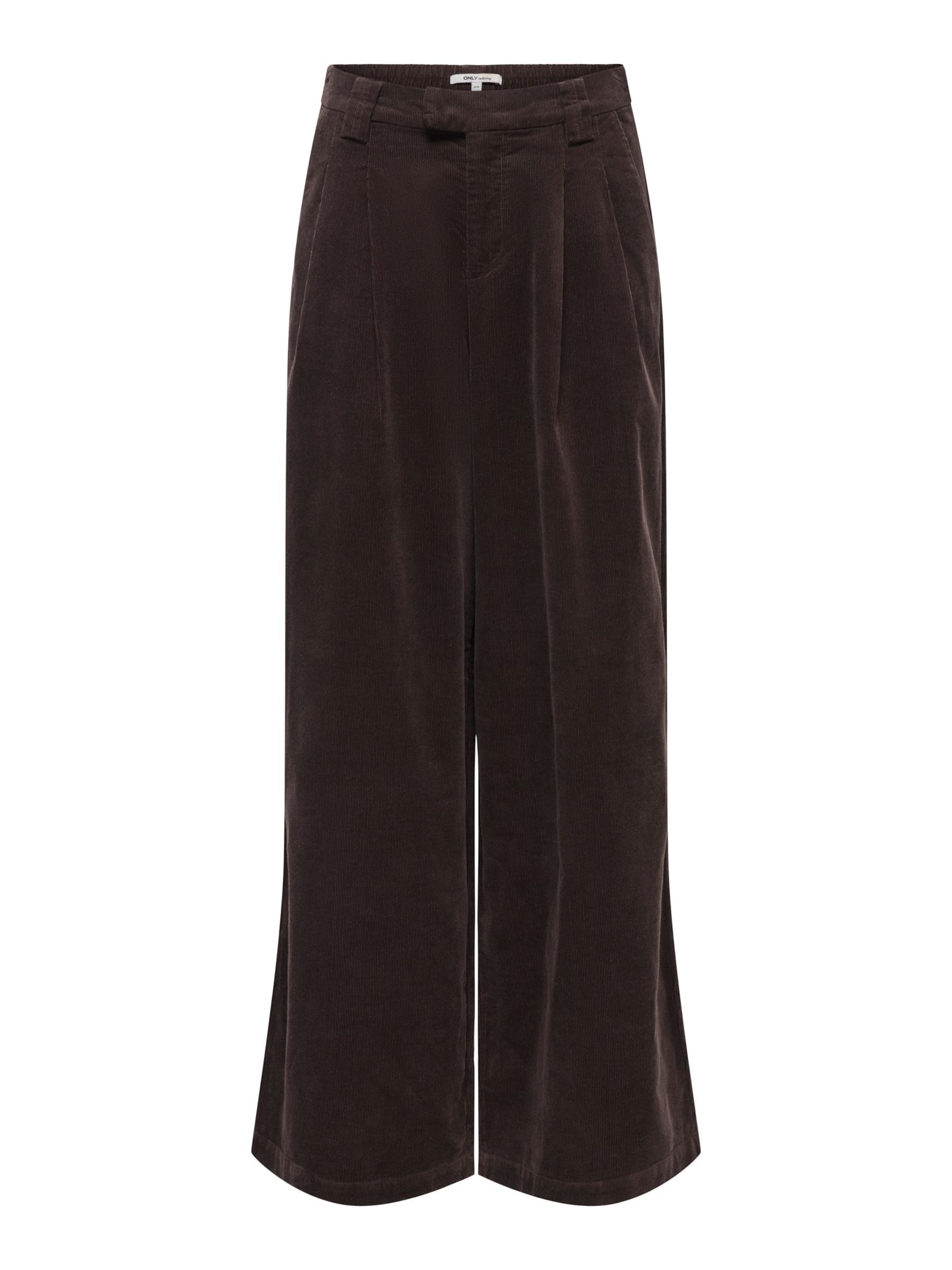 Pantaloni con pieghe 'ONLSVEA-NESSA' di ONLY in marrone: frontale