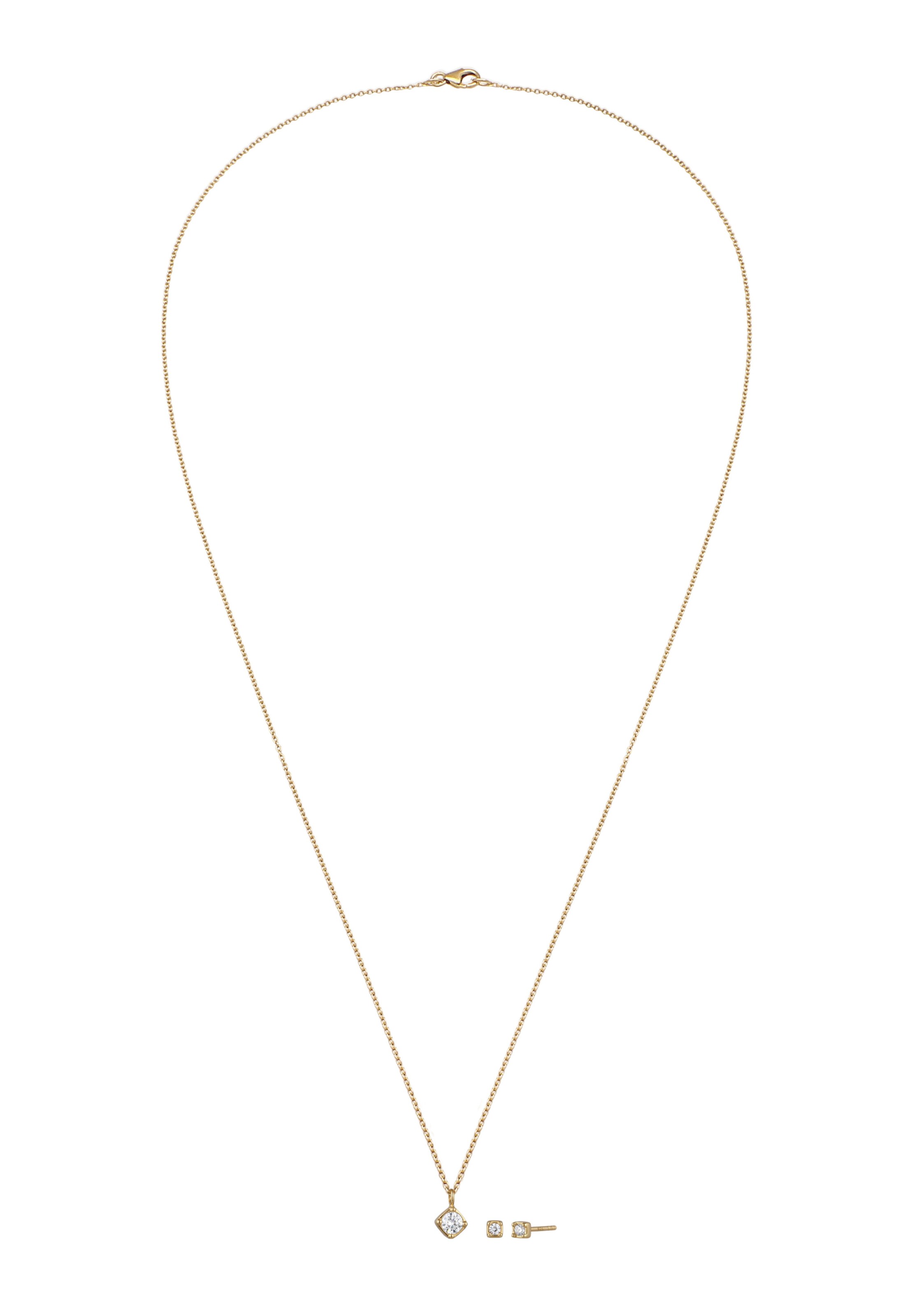 ELLI Jewelry Set in Gold: front