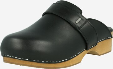 SHABBIES AMSTERDAM Clogs in Zwart: voorkant